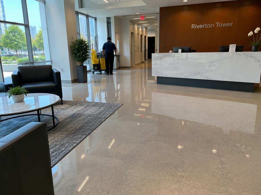 Lobby maintenance check